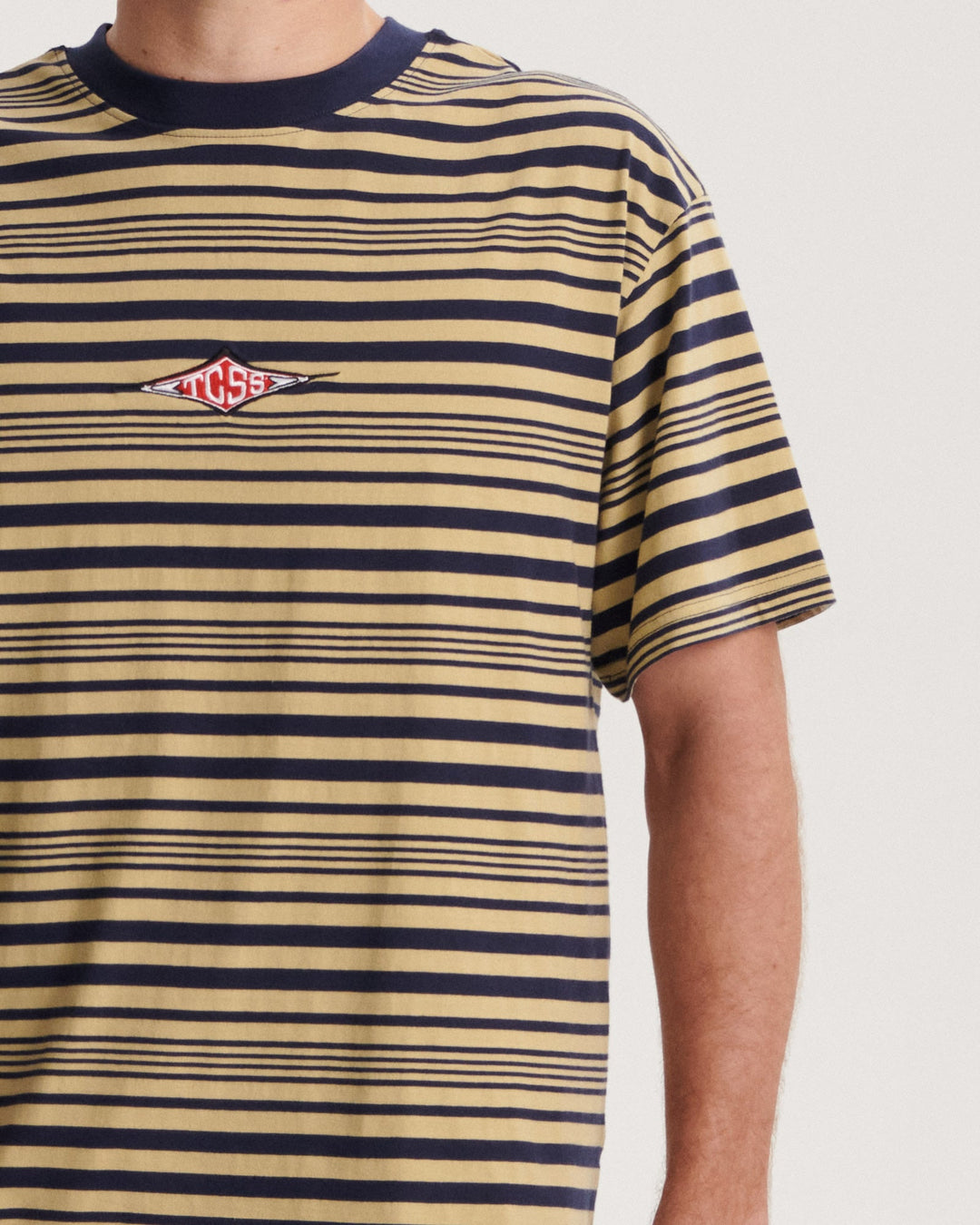 Critical Slide Sid Stripe Tee - WORKER BLUE - Sun Diego Boardshop