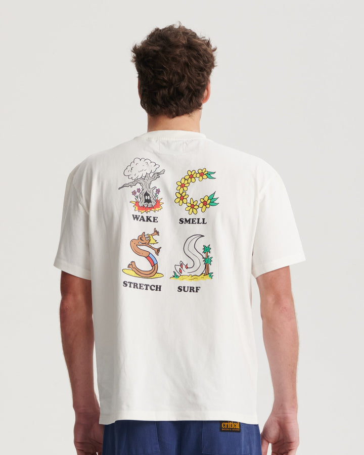 Critical Slide Routine Tee - VINTAGE WHITE - Sun Diego Boardshop