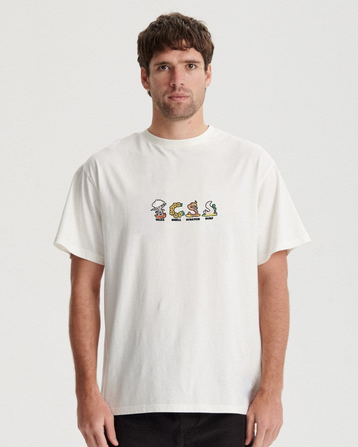 Critical Slide Routine Tee - VINTAGE WHITE - Sun Diego Boardshop