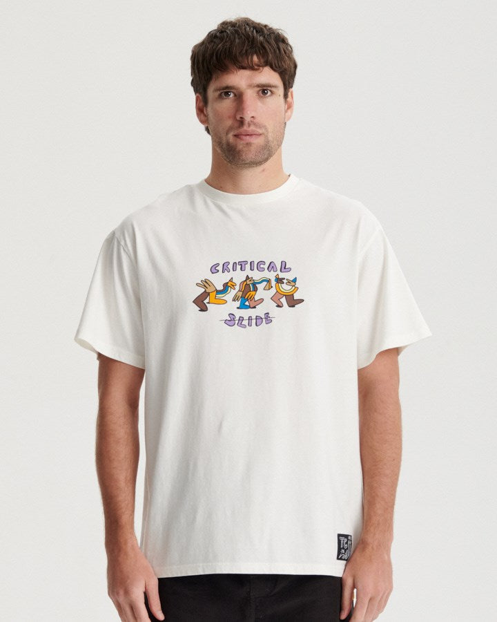 Critical Slide Fauna Tee - VINTAGE WHITE - Sun Diego Boardshop