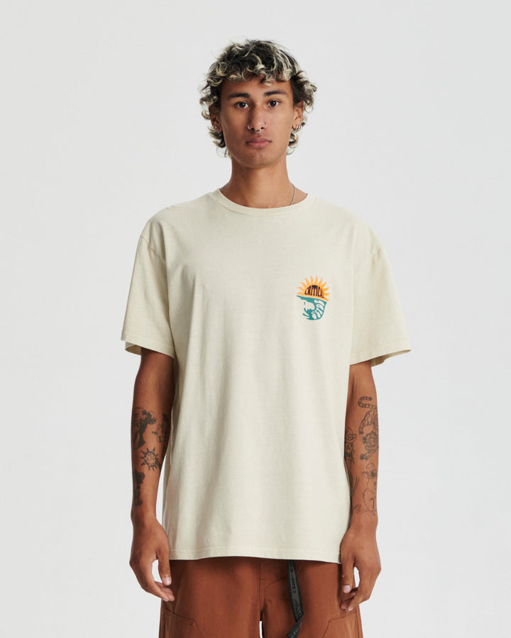 Critical Slide Reflection Tee - BONE - Sun Diego Boardshop