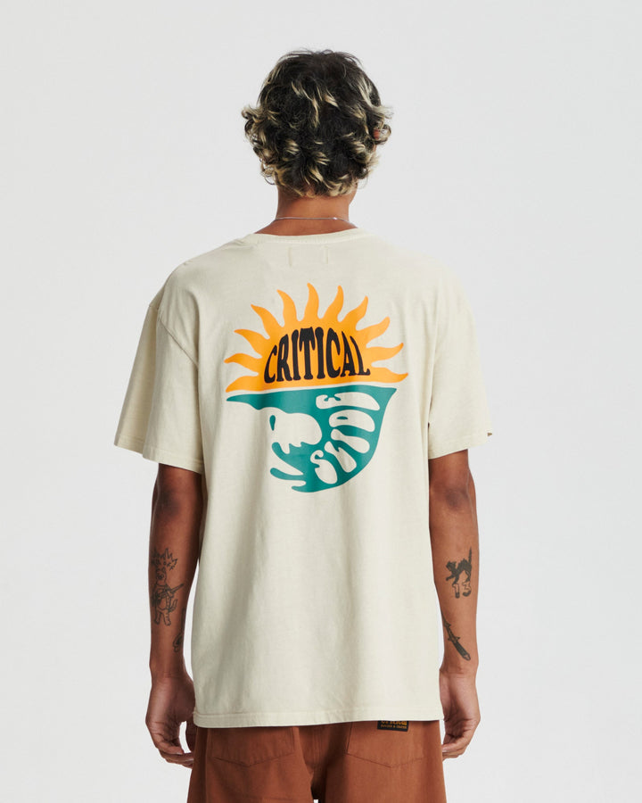 Critical Slide Reflection Tee - BONE - Sun Diego Boardshop