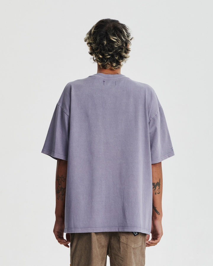 Critical Slide Scribble Pocket Tee - PURPLE MAUVE - Sun Diego Boardshop