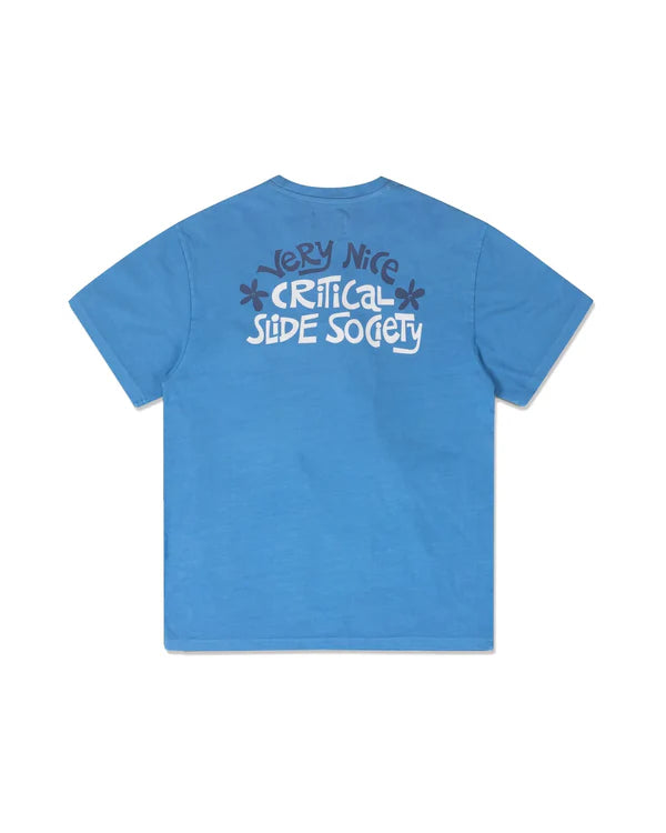 Critical Slide Very Nice Tee - Azure Blue - Sun Diego Boardshop