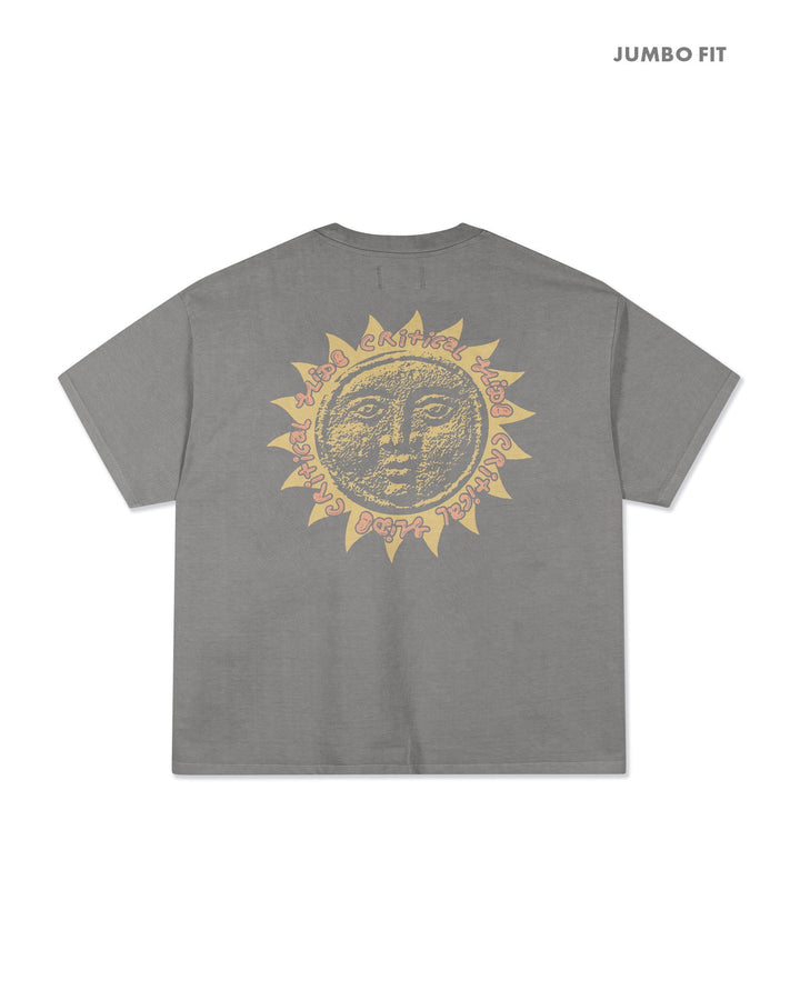 Critical Slide Sunrise Jumbo Fit Tee - Ashphalt - Sun Diego Boardshop