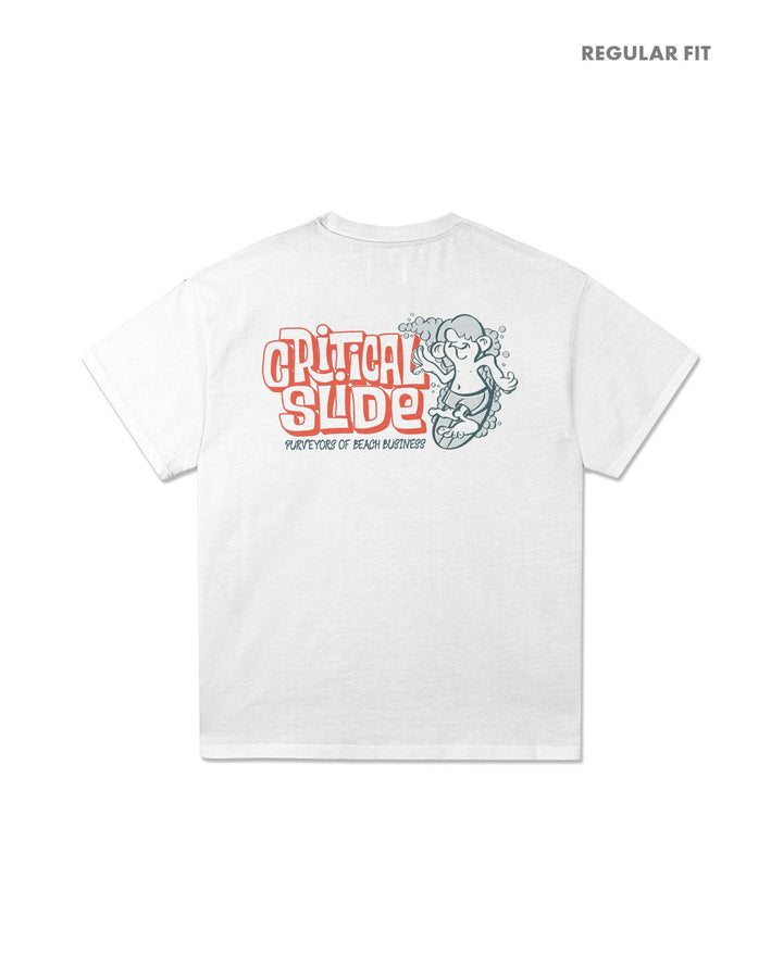 Critical Slide Heritage Tee - Vintage White - Sun Diego Boardshop