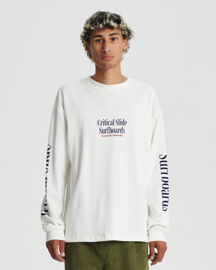 Critical Slide Offset Ls Tee - VINTAGE WHITE - Sun Diego Boardshop