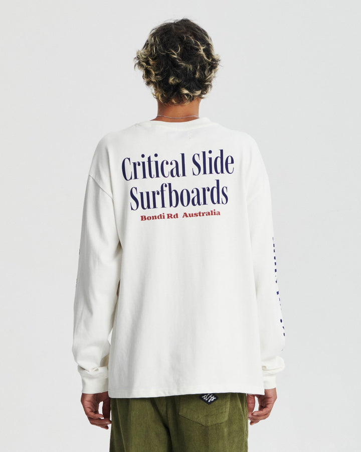 Critical Slide Offset Ls Tee - VINTAGE WHITE - Sun Diego Boardshop