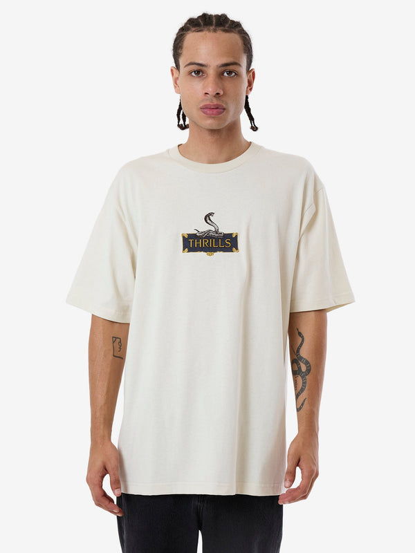 THRILLS Above It All Oversize Fit Tee - LIGHT GREY - Sun Diego Boardshop