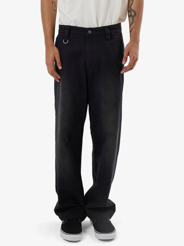 THRILLS Union Slacker Work Pant - WASHED BLACK - Sun Diego Boardshop