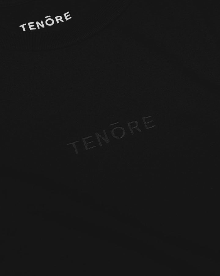 Tenore Embroidered Logo Tee - BLACK - Sun Diego Boardshop