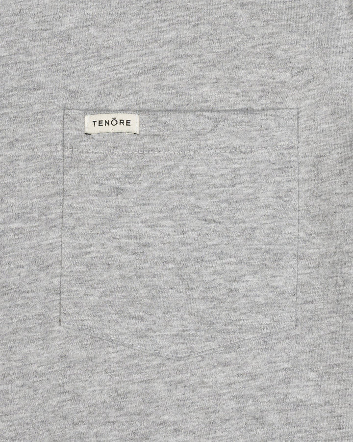 Tenore Classic Pocket Tee - HEATHER GREY - Sun Diego Boardshop