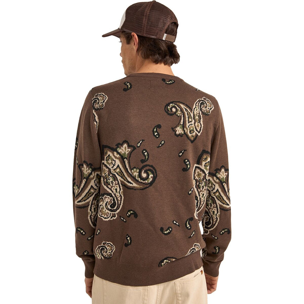 Rhythm Mohair Paisley Knit Sweater - TOBACCO - Sun Diego Boardshop