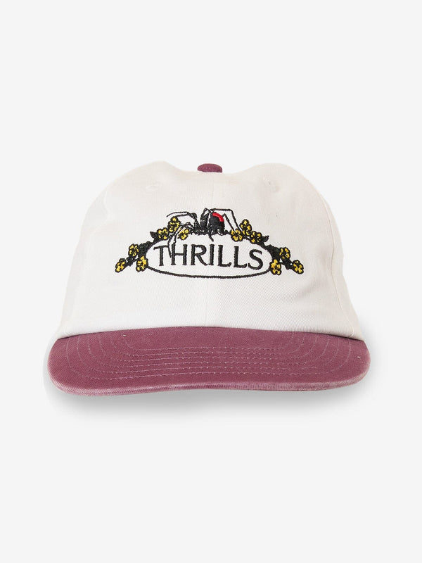 THRILLS Deadly Garden 6 Panel Cap - HERITAGE WHITE/HAWTHORN ROSE - Sun Diego Boardshop