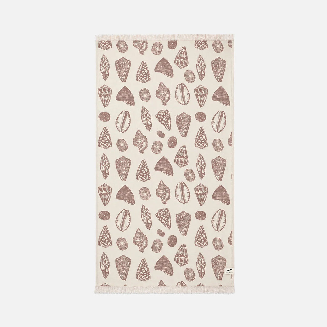 Slowtide Treasures DriftWeave Turkish Towel - Cream - Sun Diego Boardshop