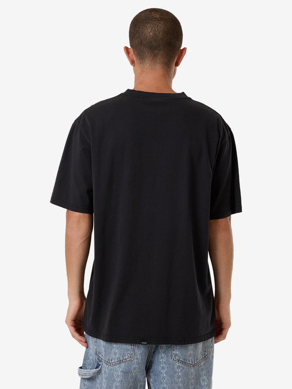 THRILLS Insomnia Oversize Fit Tee - WASHED BLACK - Sun Diego Boardshop