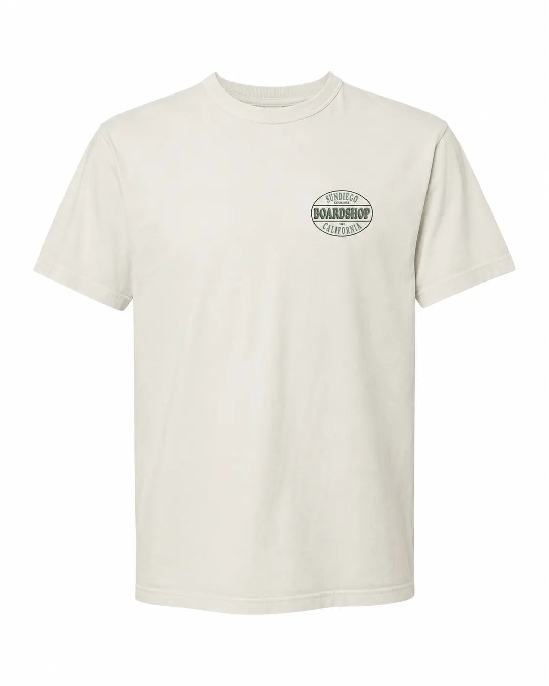 SunDiego Men's Boardshop Tee - Vintage White