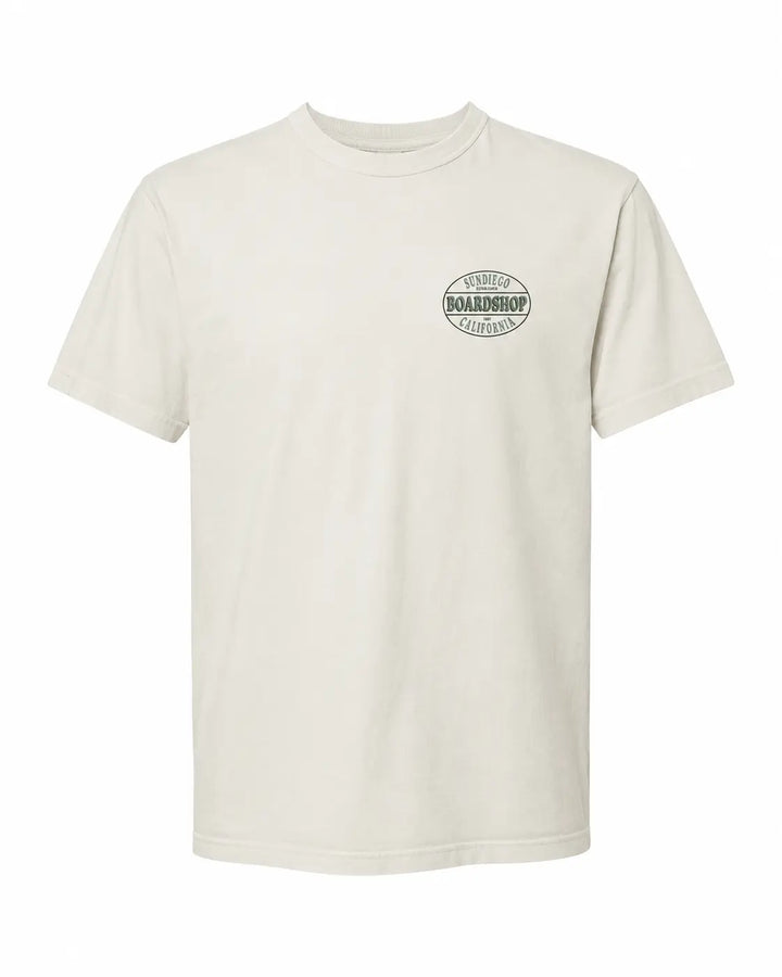SunDiego Men's Boardshop Tee - Vintage White