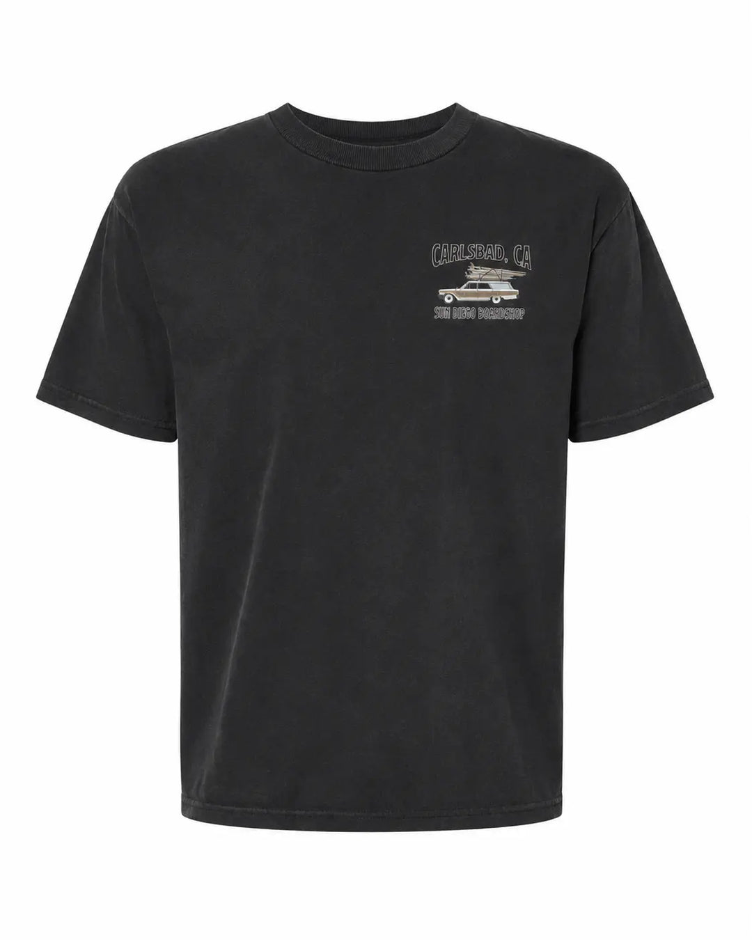SunDiego Men's Classic Ride Tee - Pigment Black - Sun Diego Boardshop