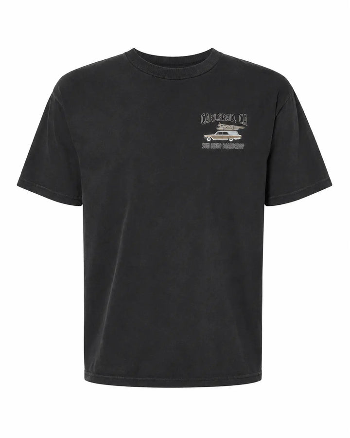 SunDiego Men's Classic Ride Tee - Pigment Black - Sun Diego Boardshop