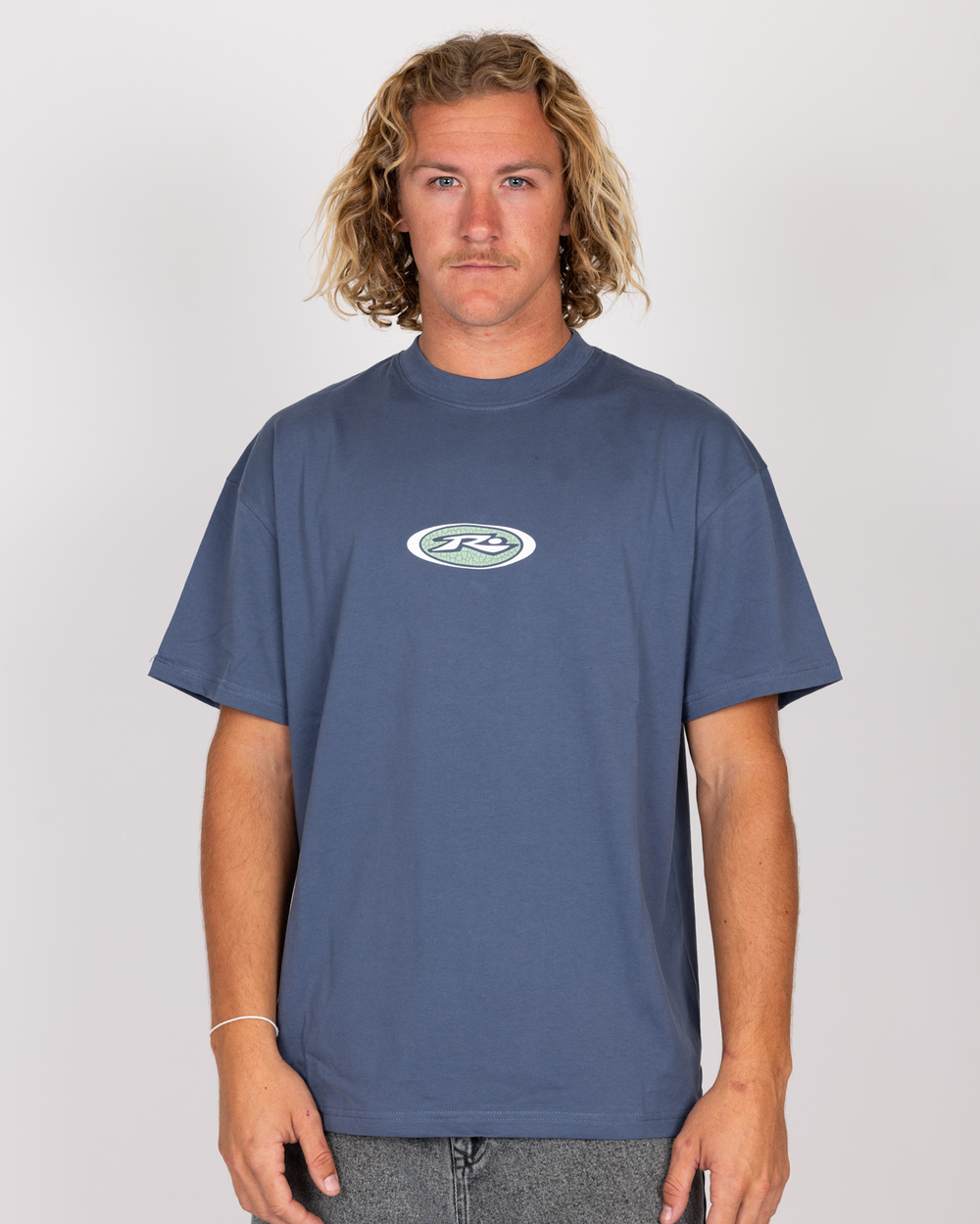 Rusty Irie Eye Short Sleeve Tee - China Blue - Sun Diego Boardshop