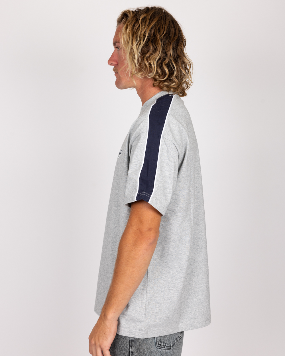 Rusty Alonso Short Sleeve Tee - Grey Marle - Sun Diego Boardshop