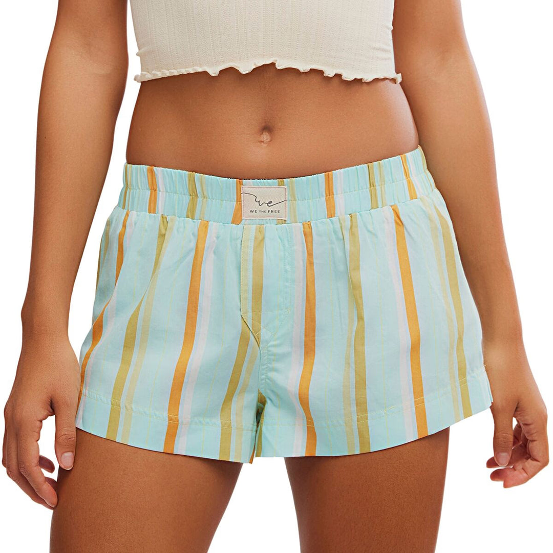 Free People We The Free Day To Day Mini Boxers - Turquoise Combo - Sun Diego Boardshop