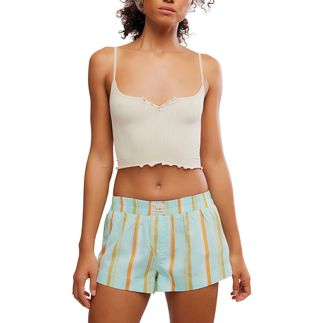 Free People We The Free Day To Day Mini Boxers - Turquoise Combo - Sun Diego Boardshop