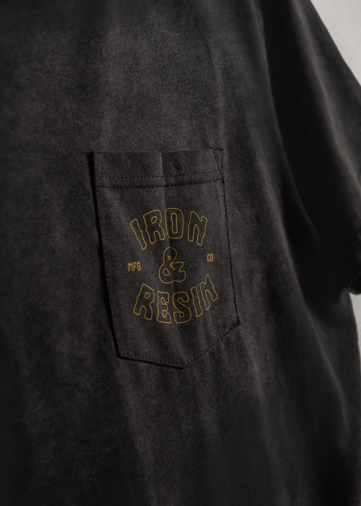 Iron & Resin Take It Easy Pocket Tee - BLACK - Sun Diego Boardshop