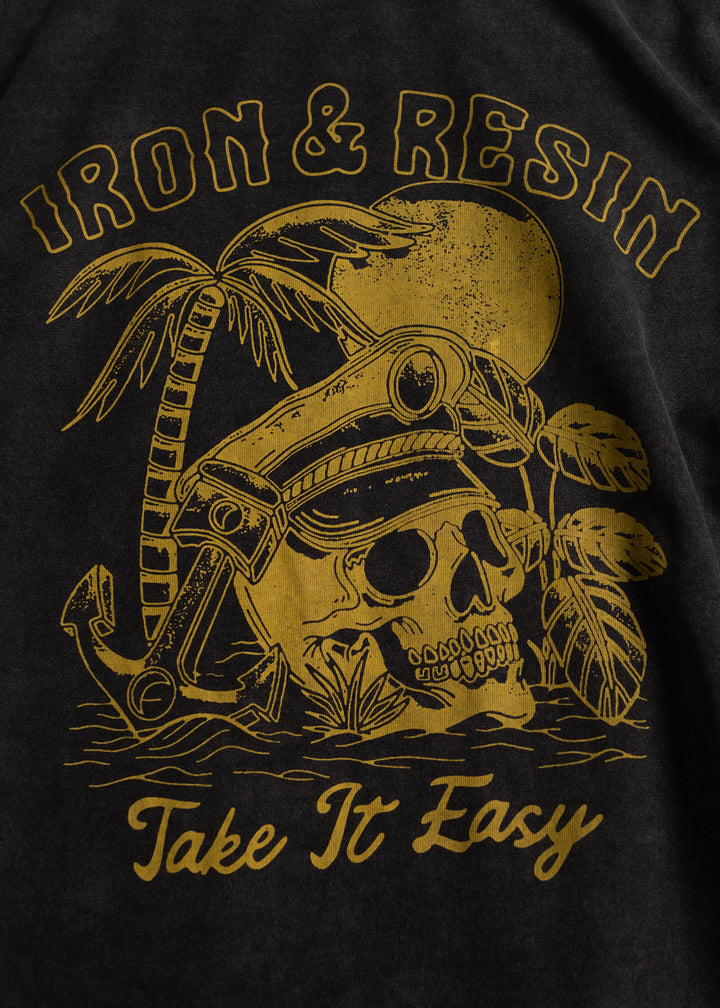 Iron & Resin Take It Easy Pocket Tee - BLACK - Sun Diego Boardshop