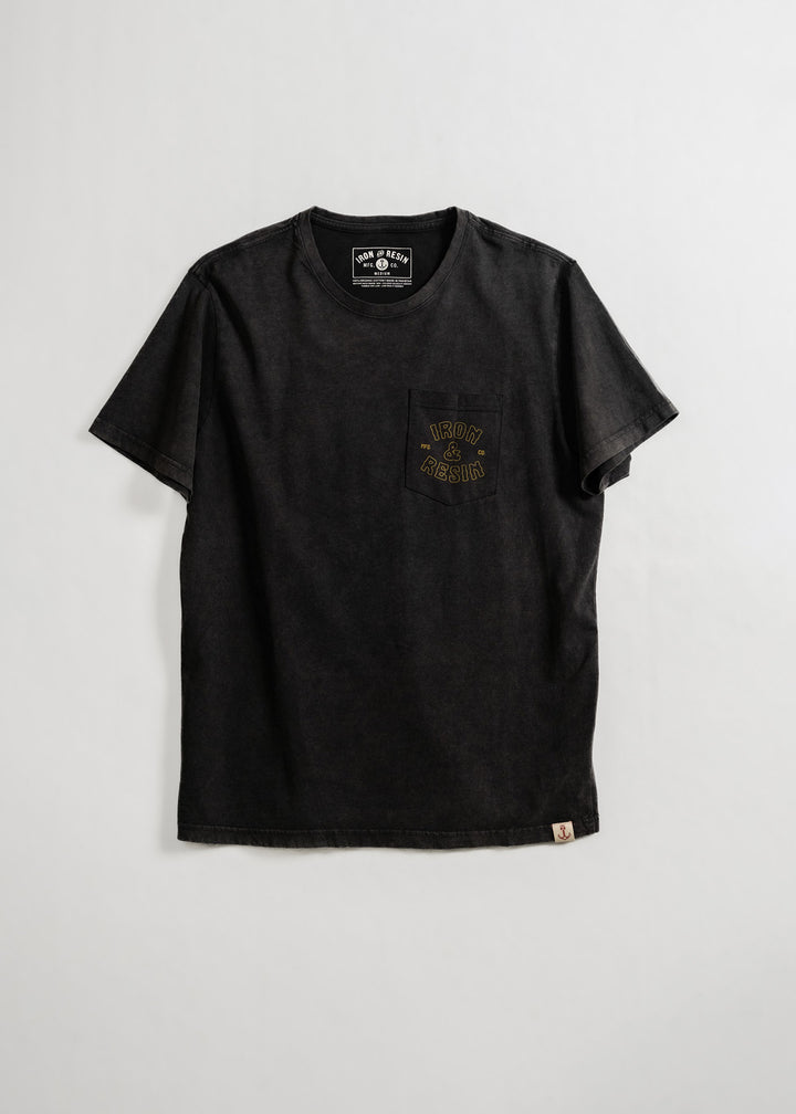 Iron & Resin Take It Easy Pocket Tee - BLACK - Sun Diego Boardshop