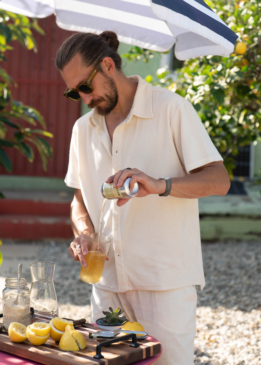 Iron & Resin Terry Shirt - Natural - Sun Diego Boardshop