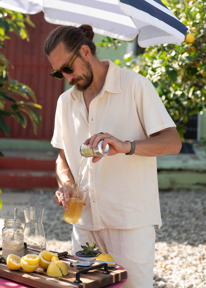 Iron & Resin Terry Shirt - Natural - Sun Diego Boardshop