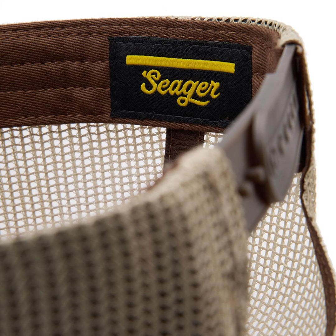 Seager Men's Herd Trucker Snapback - Tan/Brown