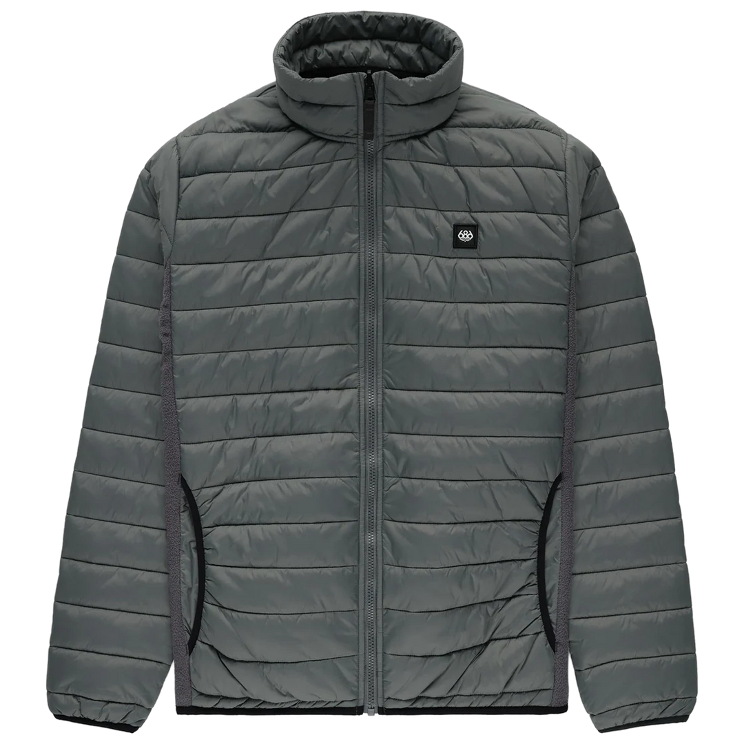 686 Thermal Puff Jacket - Rhino Grey - Sun Diego Boardshop