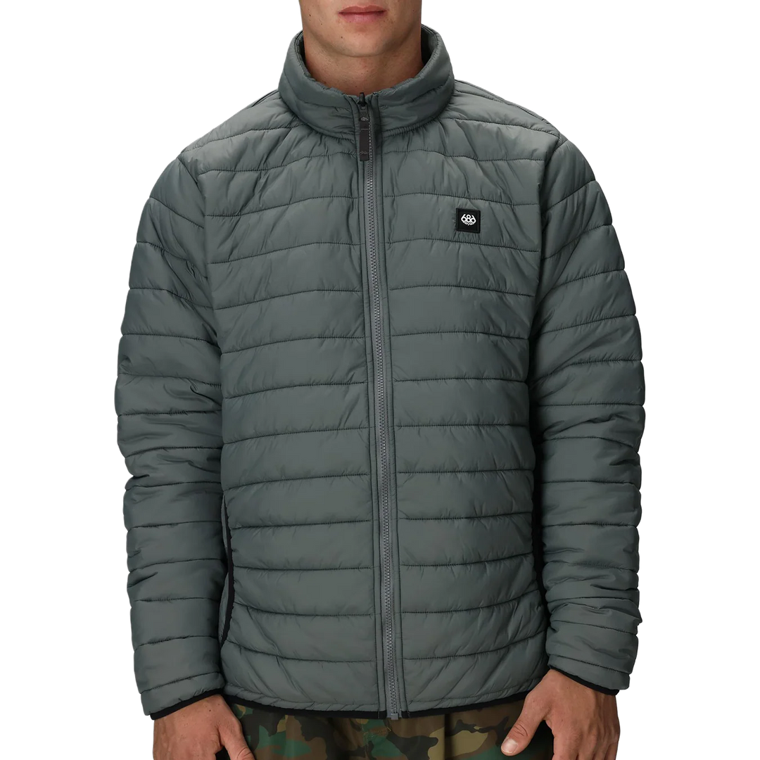 686 Thermal Puff Jacket - Rhino Grey - Sun Diego Boardshop