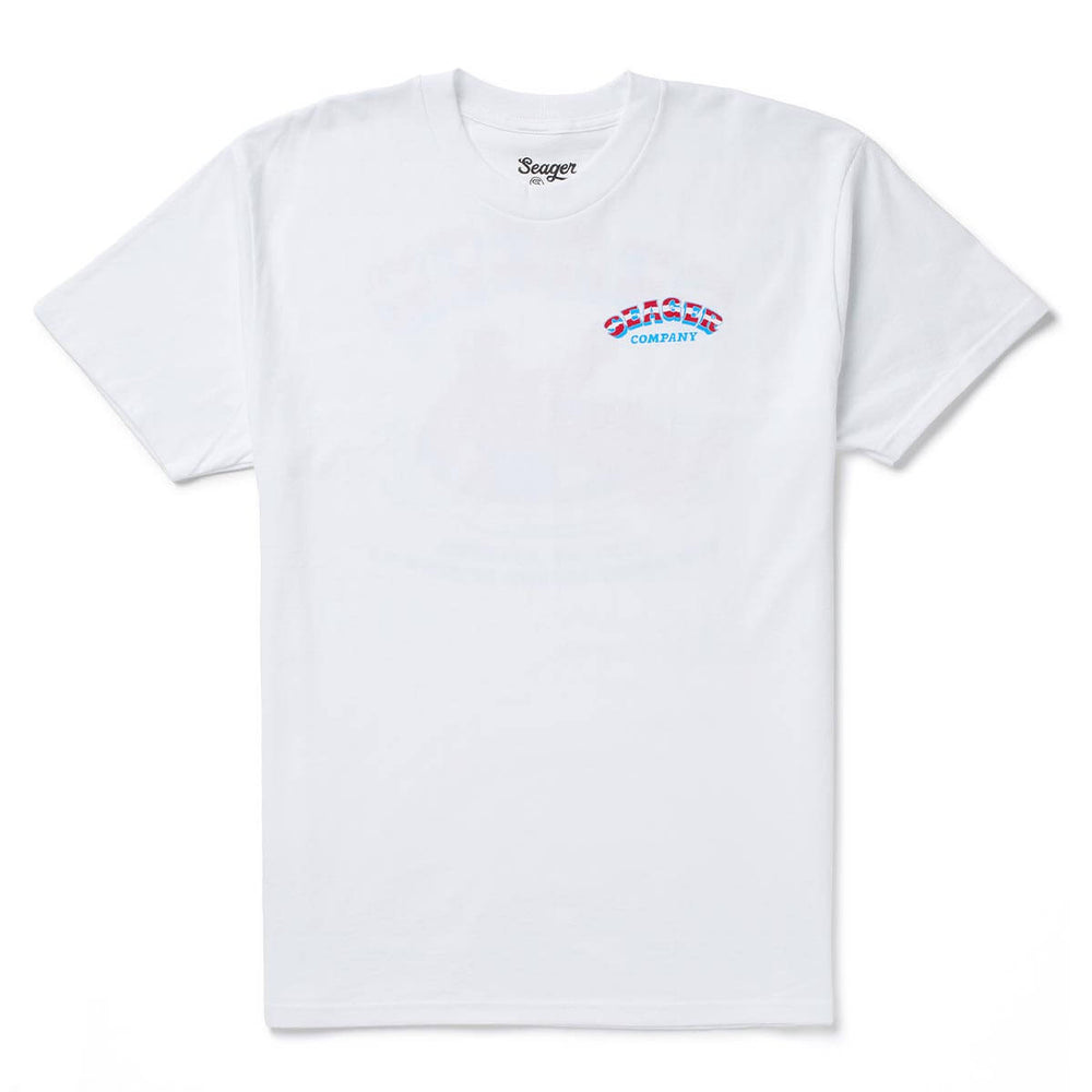 Seager Mens Tubular Tee White - Sun Diego Boardshop