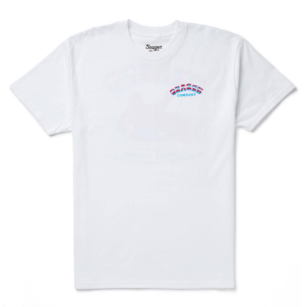 Seager Men's Tubular Tee - White - Sun Diego Boardshop