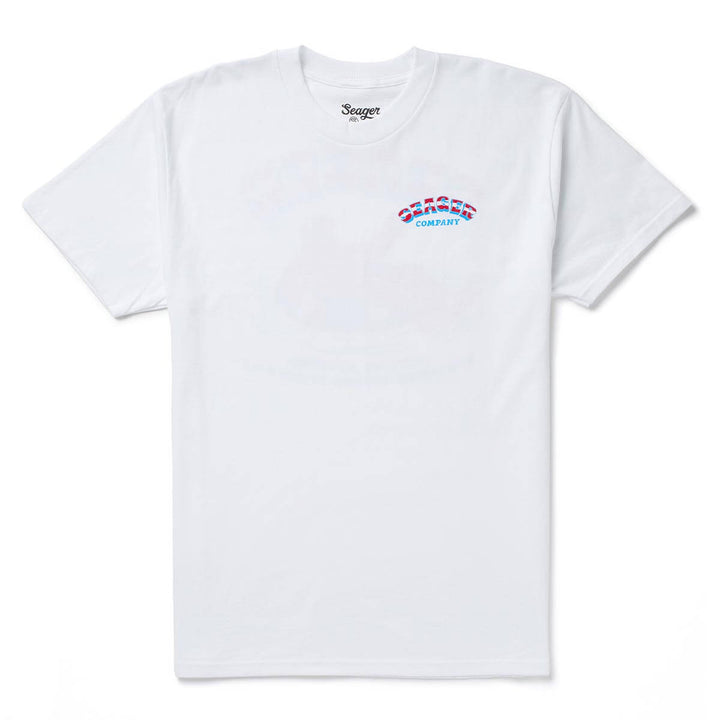 Seager Men's Tubular Tee - White - Sun Diego Boardshop