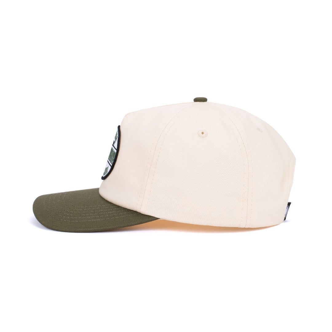 SunDiego SDBSCA Snapback - VINTAGE WHITE/Green - Sun Diego Boardshop