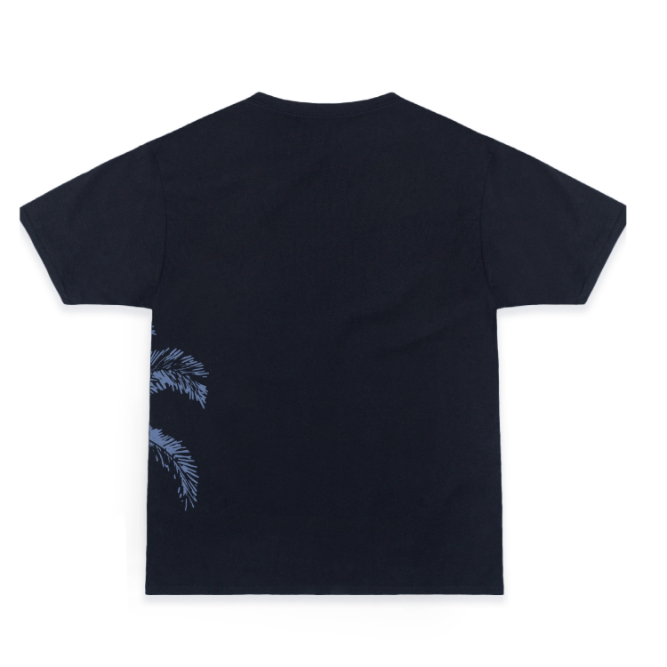 SunDiego Hot Palm T-Shirt - Harbor Blue - Sun Diego Boardshop