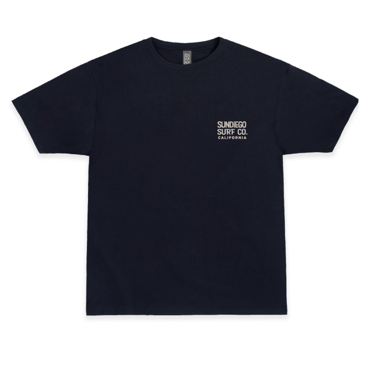 SunDiego Wave Death T-Shirt - Harbor Blue - Sun Diego Boardshop