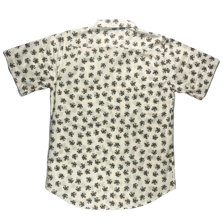 SunDiego Grant Short Sleeve Woven - BONE - Sun Diego Boardshop