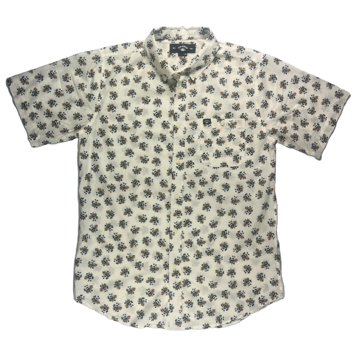 SunDiego Grant Short Sleeve Woven - BONE - Sun Diego Boardshop