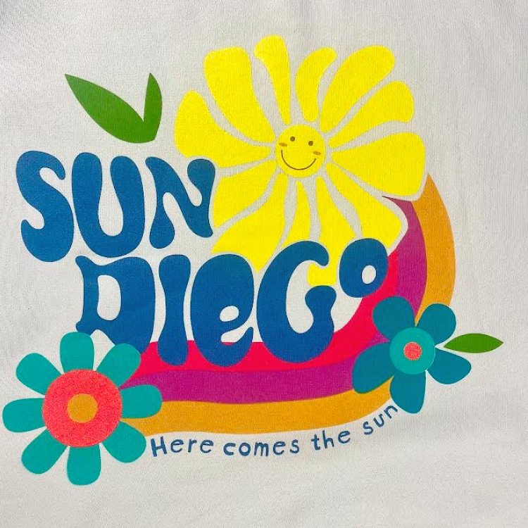 SUNDIEGO HERE COMES THE SUN FLEECE - IVORY - Sun Diego Boardshop