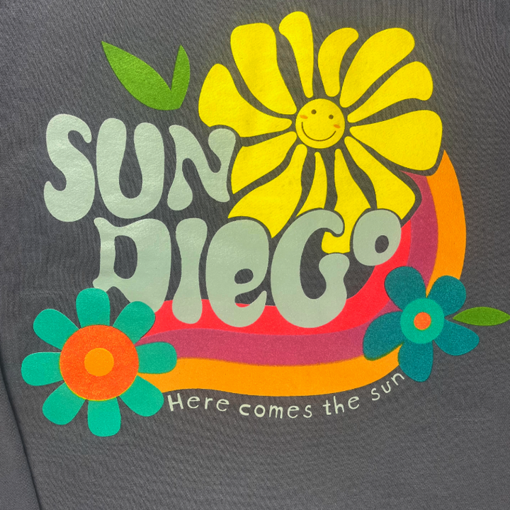 SUNDIEGO HERE COMES THE SUN FLEECE -Plum - Sun Diego Boardshop