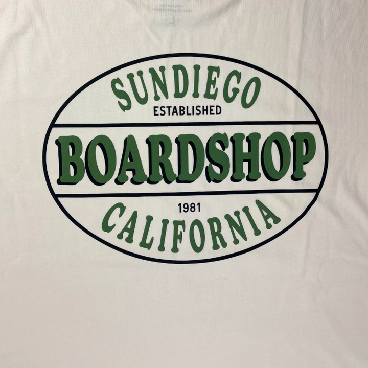 SunDiego SDBSCA T-Shirt - Vintage White - Sun Diego Boardshop