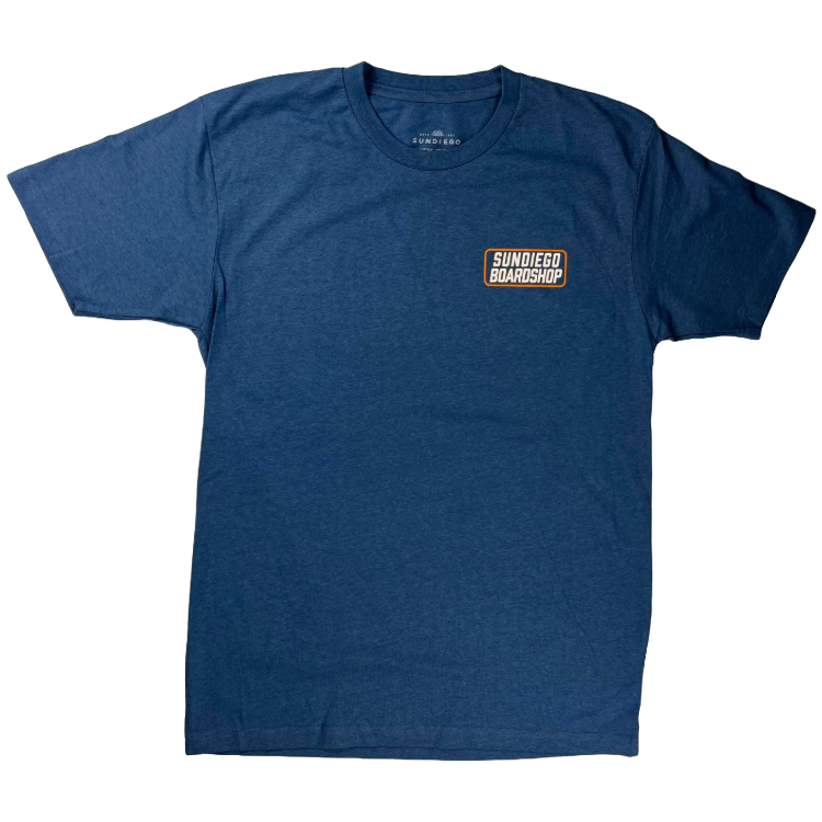 SunDiego SD BOARDSHOP T-Shirt - Slate Heather - Sun Diego Boardshop
