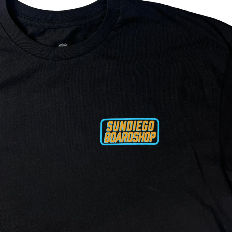 SunDiego SD BOARDSHOP T-Shirt - Black - Sun Diego Boardshop