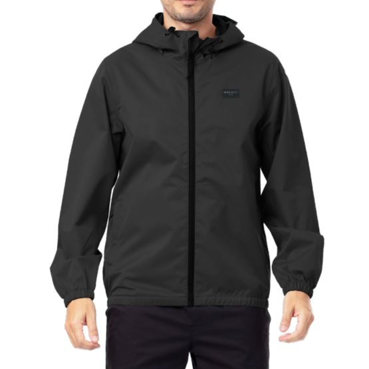 SunDiego MAJOR RAIN ZIP JACKET - BLACK - Sun Diego Boardshop